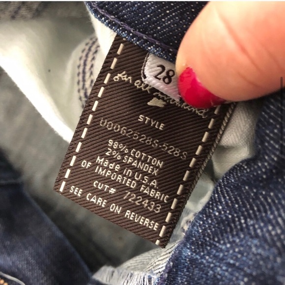 7FAMK bootcut darkwash Jeans 28 - Picture 5 of 9